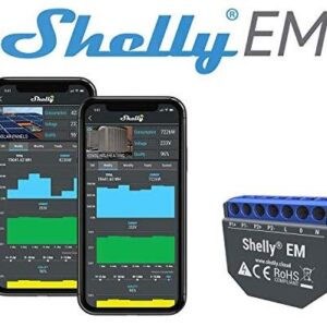 M?dulo Medidor de Consumo Duplo p/ Automa??o Wi-Fi - Shelly EM