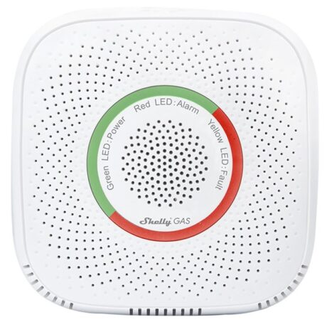 Sensor de Gás Natural CNG Inteligente Wi-Fi c/ Alarme Sonoro e Luminoso - Shelly GAS CNG