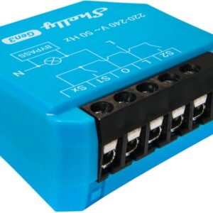 Módulo Interruptor p/ Automação Wi-Fi 1 Canal Sem Neutro - Shelly 1L Gen3
