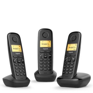 Pack 3x Telefones Digitais s/ Fios (Rede Fixa) Gigaset A170 Trio - SIEMENS