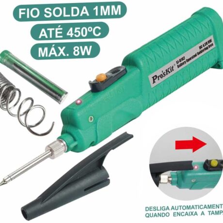 Ferro de Soldar a Pilhas 8W 450ºC - Proskit
