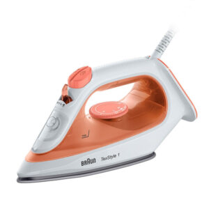 Ferro de Engomar a Vapor TexStyle 1 Steam Iron SI 1009 1900W (Laranja/Branco) - BRAUN