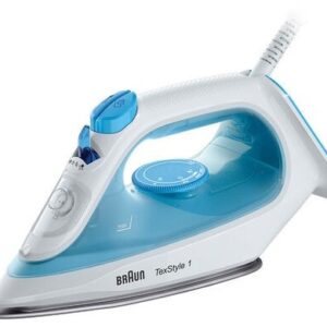 Ferro de Engomar a Vapor TexStyle 1 SI1050 2000W (Branco/Azul) - BRAUN