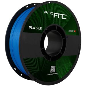 Filamento de Impressão 3D PLA SILK 1,75mm 1Kg (Azul Céu) - ProFTC