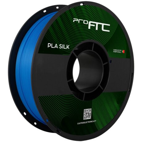 Filamento de Impressão 3D PLA SILK 1,75mm 1Kg (Azul Céu) - ProFTC
