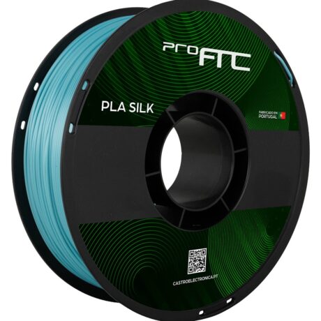 Filamento de Impressão 3D PLA SILK 1,75mm 1Kg (Ciano) - ProFTC