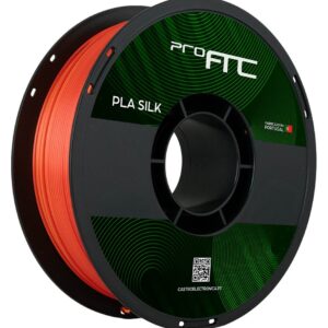 Filamento de Impress?o 3D PLA SILK 1,75mm 1Kg (Vermelho, Laranja & Dourado) - ProFTC