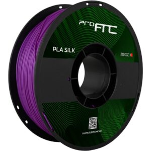 Filamento de Impressão 3D PLA SILK 1,75mm 1Kg (Vermelho Púrpura) - ProFTC