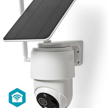 Câmara de Vigilância IP SmartLife Wi-Fi 1080p 4G Full HD p/ Exterior IP65 c/ Painel Solar - NEDIS