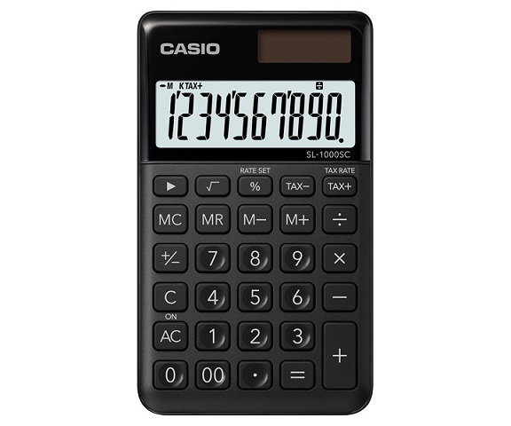 Calculadora de Bolso 10 Digitos (Preto) - CASIO
