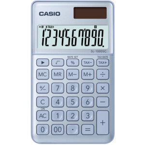 Calculadora de Bolso 10 Digitos (Azul) - CASIO
