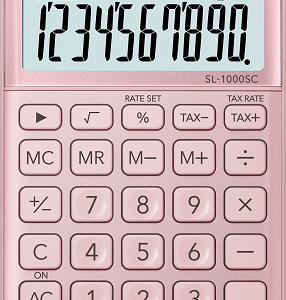 Calculadora de Bolso 10 Digitos (Rosa Claro) - CASIO