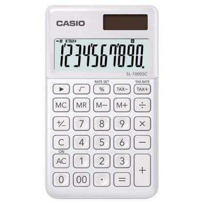 Calculadora de Bolso 10 Digitos (Branco) - CASIO
