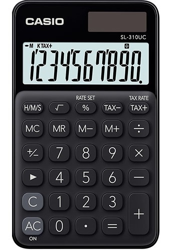 Calculadora de Bolso 10 Digitos (Preto) - CASIO