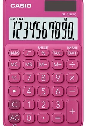 Calculadora de Bolso 10 Digitos (Rosa) - CASIO