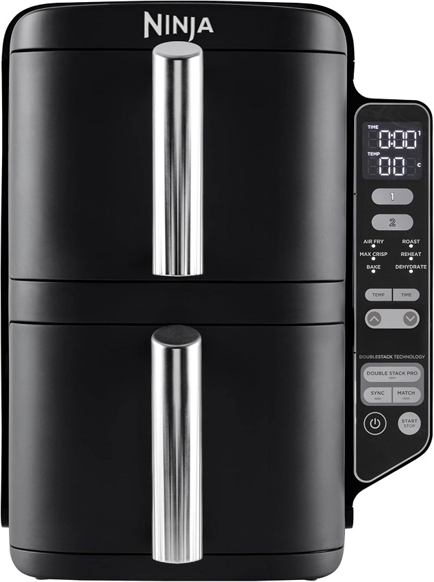 Fritadeira Air Fryer Double Stack 7.6L 2470W (Preto) - NINJA