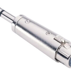 Adaptador ?udio Jack 6,3mm Macho Stereo - XLR F?mea - FONESTAR