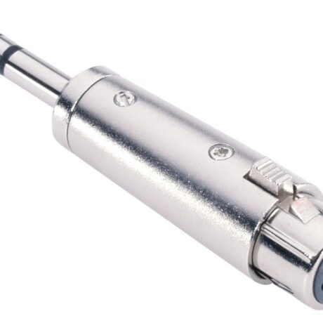 Adaptador Áudio Jack 6,3mm Macho Stereo - XLR Fêmea - FONESTAR