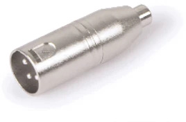 Ficha Adaptadora RCA Fêmea - Canon XLR Macho - FONESTAR