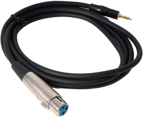 Cabo Áudio XLR Fêmea - Jack 3,5mm TRS 2m - FONESTAR