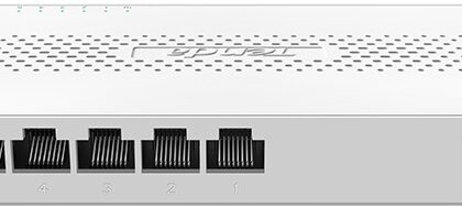 Switch 5P Gigabit 10/100/2500 Mbps SM105 (Branco) - TENDA