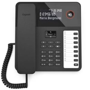 Telefone Digital (Rede Fixa) DESK 600 (Preto) - GIGASET
