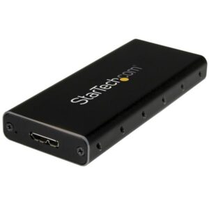 Caixa p/ Discos Rígidos SSD M.2 (Preto/Prateado) - STARTECH
