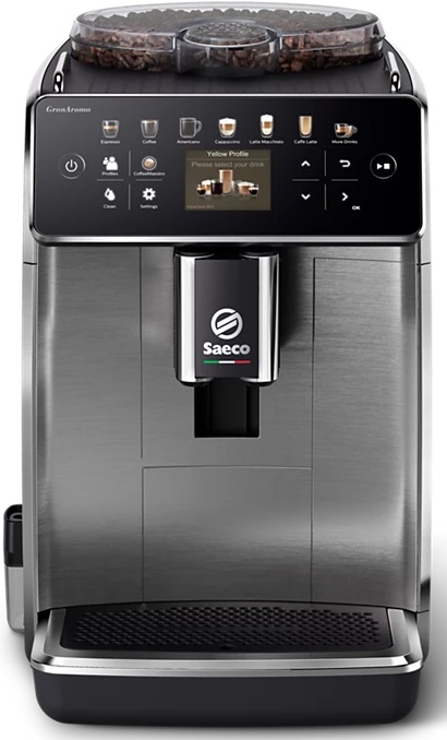 Máquina de Café Expresso Automática GranAroma 1,8L 1500W (Preto/Inox) - SAECO