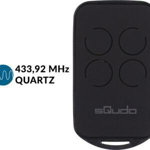 Comando Garagem Multi Frequ?ncia Auto-Ajust?vel p/ Frequ?ncias QUARTZ e 433,92 MHz - SQUDO