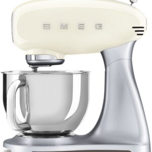 Batedeira 800W c/ Ta?a 4,8L (Creme/Prateado) - SMEG