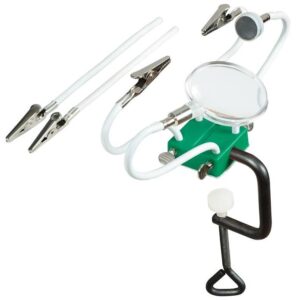 Lupa de Mesa Ø45mm Flexivel c/ Pinças e Íman - Proskit