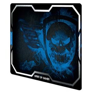Tapete Gaming Smokey Skull Médio Azul - SPIRIT OF GAMER