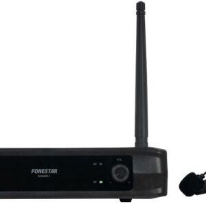 Central Microfone Lapela Bodypack s/ Fios UHF - FONESTAR