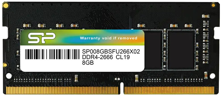 Memória RAM 8GB (1x8GB) 2666MHz DDR4 - SILICON POWER