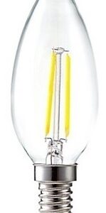 Lampada LED E14 Filamento 220V 4W Branco F. 6000K 360Lm