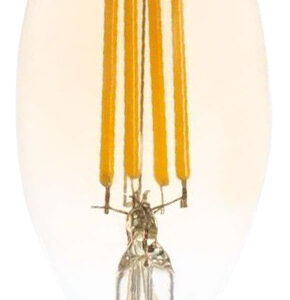 Lampada LED E14 Filamento 220V 4W Branco Q. 3000K 400Lm - Dimável