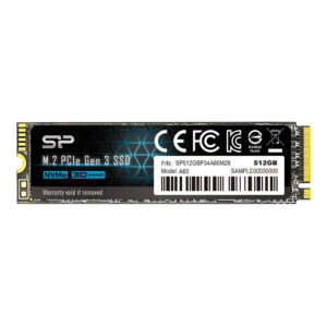 SSD M.2 2280 P34A60 512GB 3D TLC NVMe - SILICON POWER