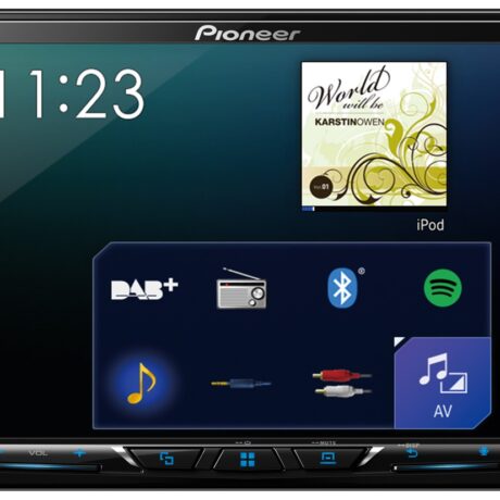 Auto Rádio Ecrã Tátil 7 RDS AM/FM DAB/DAB+ 4x 50W MOSFET USB/AUX/BLUETOOTH - Pioneer