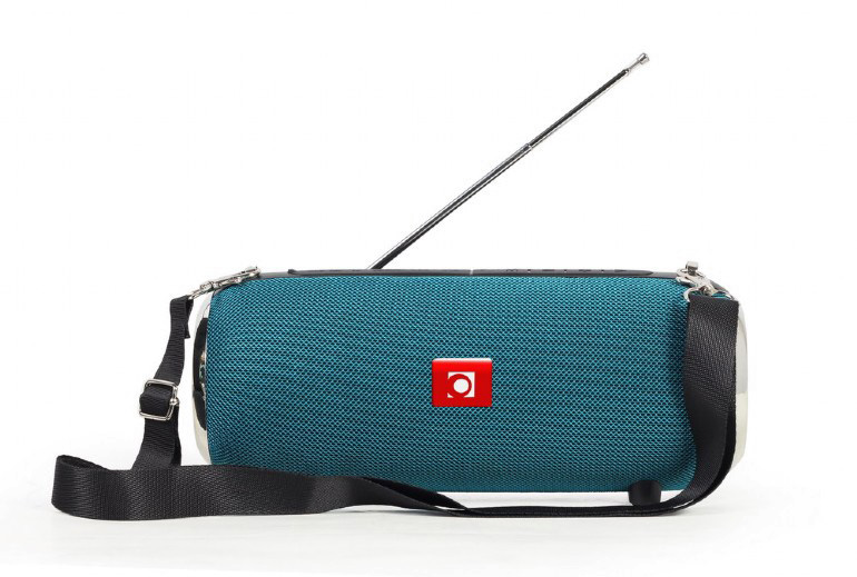 Coluna Portátil c/ Antena - Verde - GEMBIRD
