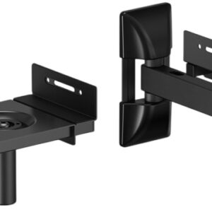 Suporte de Parede Universal Girat?rio/Inclin?vel p/ Colunas at? 25Kg (Preto) - AISENS