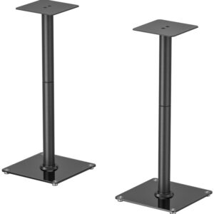 Suporte de Chão Universal p/ Colunas até 25Kg (Preto) - AISENS