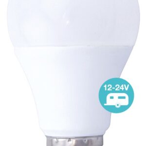 Lampada LED E27 A60 12/24V 10W Branco Q. 3000K 950Lm