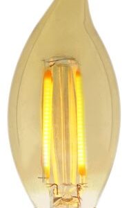 Lampada LED E14 Filamento 220V 4W Branco Q. 3000K 640Lm