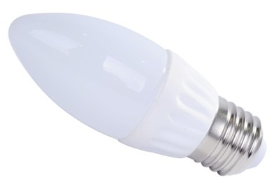 Lampada LED Opalina 220V E27 4W Branco Q. 3000K 360º 340Lm