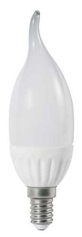 Lampada LED Opalina 220V E14 4W Branco F. 6000K 340Lm
