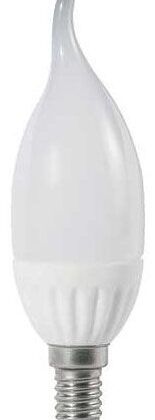 Lampada LED Opalina 220V E14 4W Branco Q. 3000K 340Lm