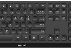 Pack Teclado + Rato Ótico Wireless 3000 Series (Preto) - PHILIPS