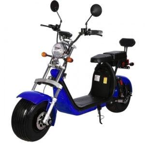 Scooter Elétrica Harley 1500W Matriculável (Azul) - MALCOR