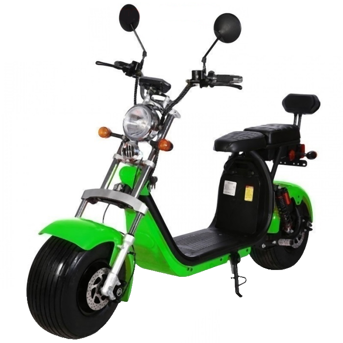 Scooter Elétrica Harley 1500W Matriculável (Verde) - MALCOR