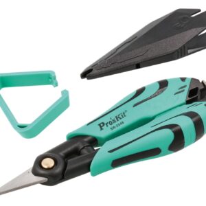 Tesoura de Kevlar c/ Micro L?mina de Serra p/ Fibra ?ptica - Proskit